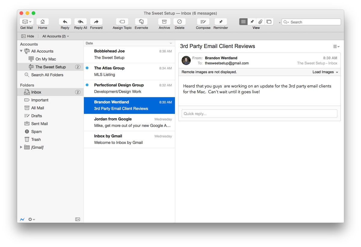 recommended email client for mac